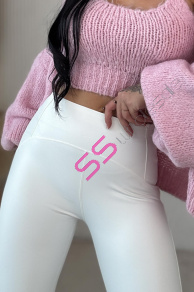 Koženkové legíny s vysokým pásom