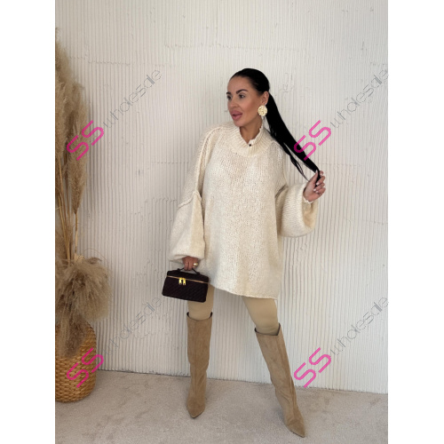 Pletený oversized pulóver CATINA