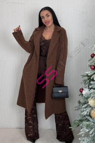 Dlhý uzlíkový kabát LYSARA