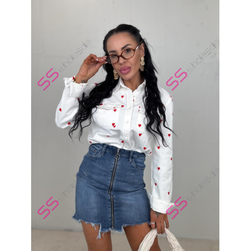 Denim sukňa na zips DENISA