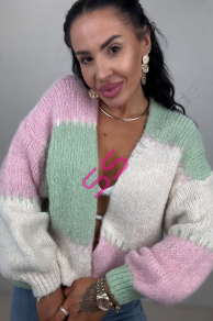 Mäkký kardigán s otvoreným strihom ARDENA