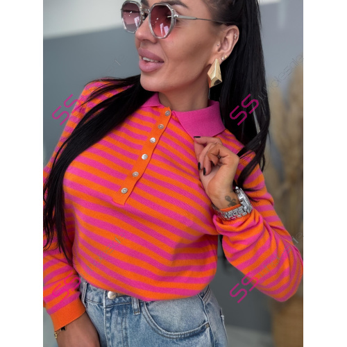 Pulóver s gombíkovou légou ANNE