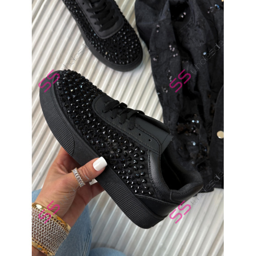 Platformové tenisky zdobené kamienkami ALATIA