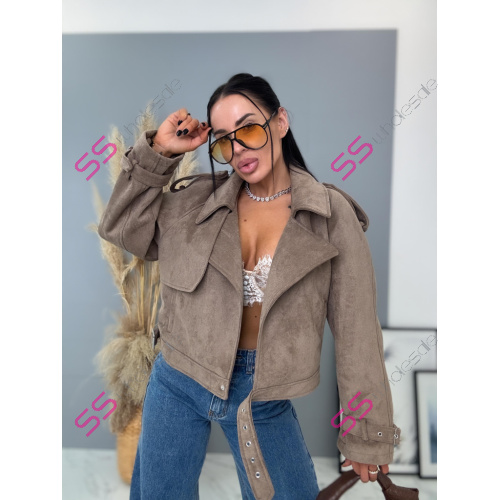 Krátka bunda s opaskom MIOLA