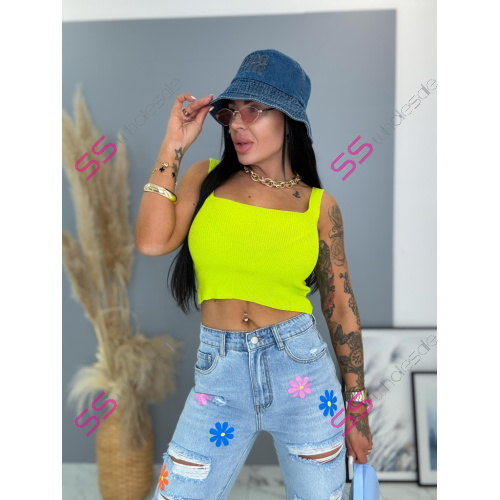 Pletený crop top TYNA+