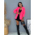 Neon pink dámske sako LILLA