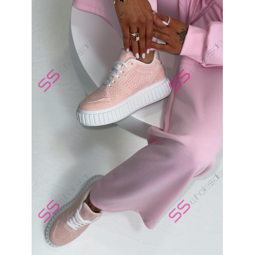 Platformové tenisky zdobené kamienkami BREDA