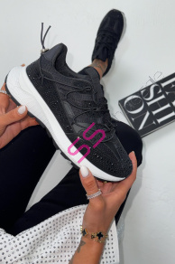 Platformové tenisky zdobené kamienkami ALISEA-