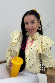 Blúzka so volánmi na ramenách CAROLINE