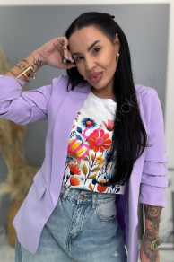 Fialové dámske sako LILLA