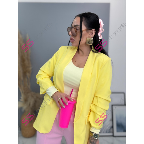 Žlté dámske sako LILLA