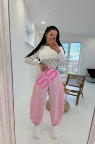 Balónové nohavice s gumeným pásom SEMA