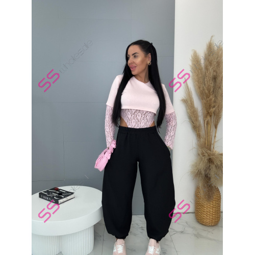 Balónové nohavice s gumeným pásom SEMA