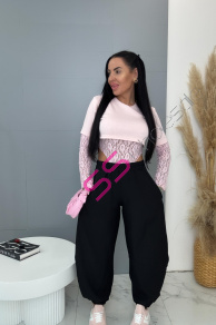 Balónové nohavice s gumeným pásom SEMA