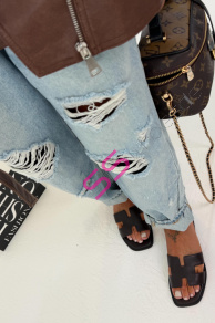 Hnedé dámske šľapky MEREDITH-