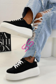 Trblietavé platformové tenisky NERIDA