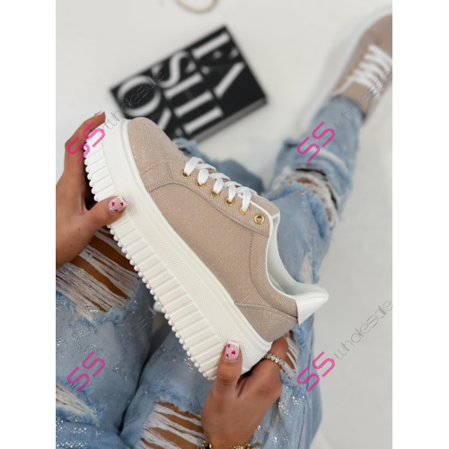 Trblietavé platformové tenisky NERIDA