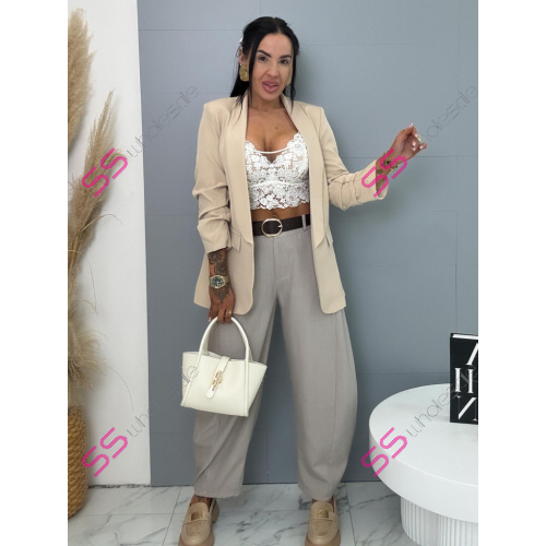 Béžové dámske sako LILLA