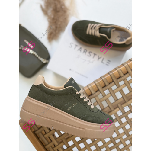 Platformové semišové tenisky SYNDI