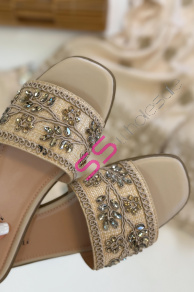 Dámske šľapky so ozdobou ONE