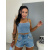 Denim top na zips DENYA