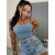 Denim top na zips DENYA
