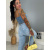 Denim top na zips DENYA