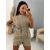 Denim overal s leopardím vzorom SAFARI